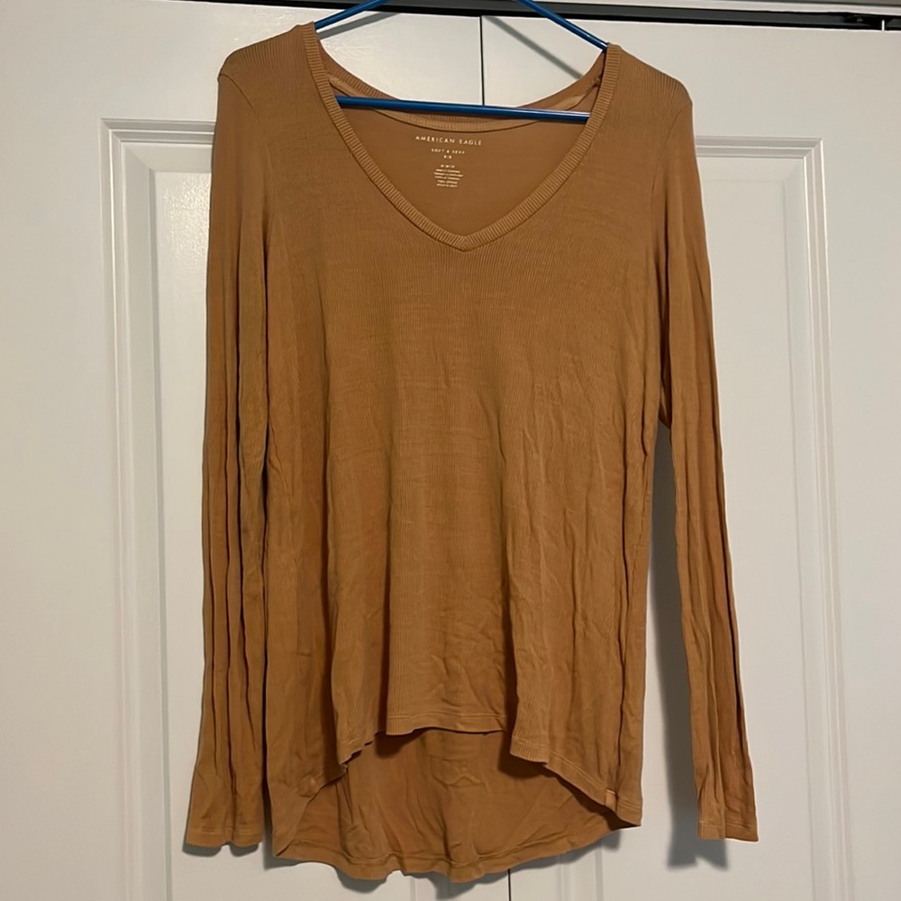 American Eagle Mustard yellow Long sleeve